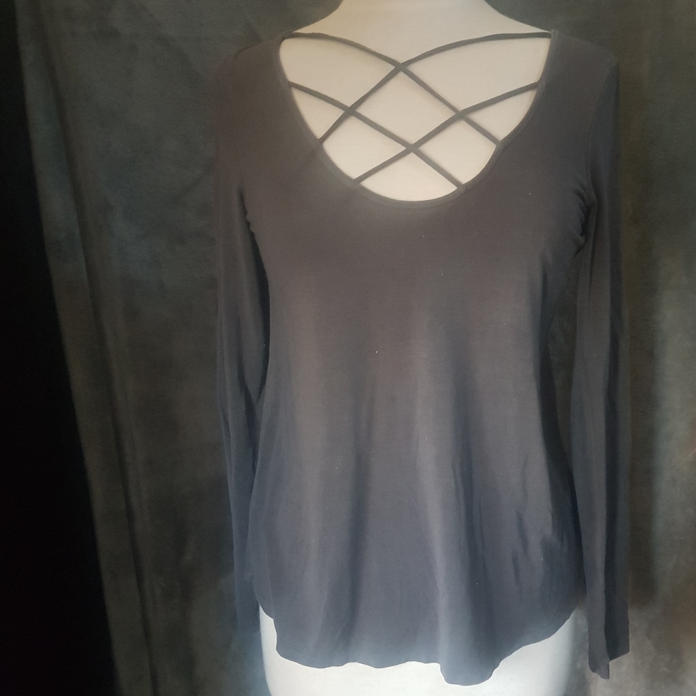 Soft Gray Long Sleeve Shirt